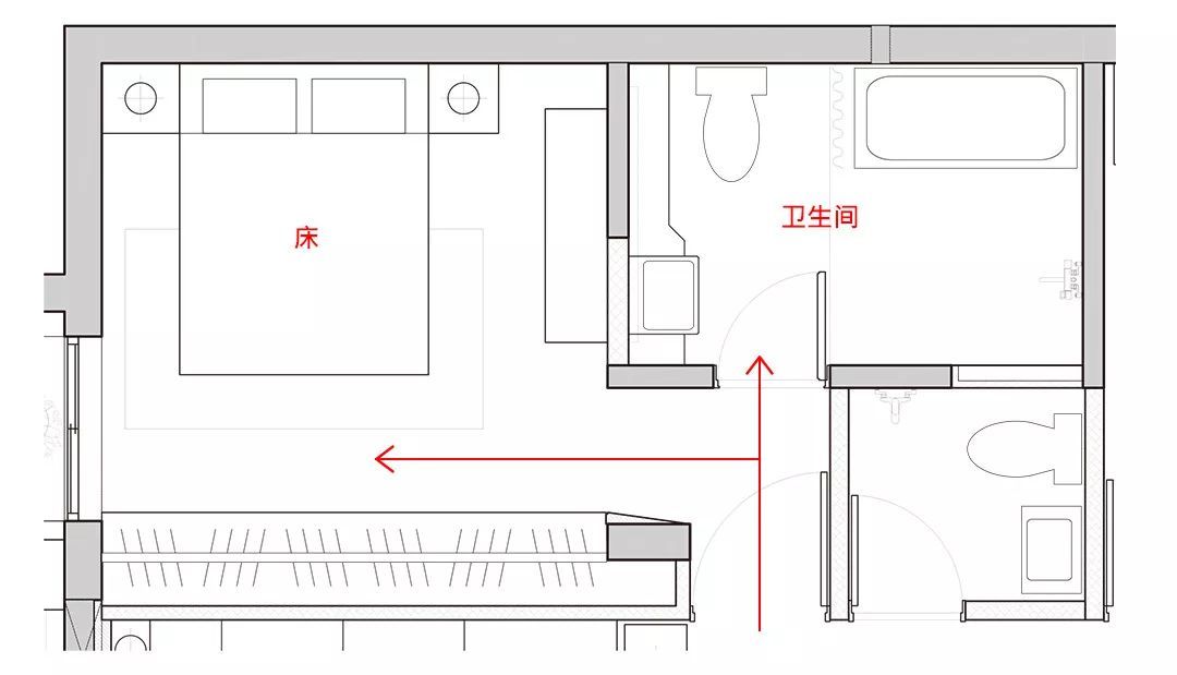 卧室设计卫生间_卧室卫生间布局_卧室背景墙风水