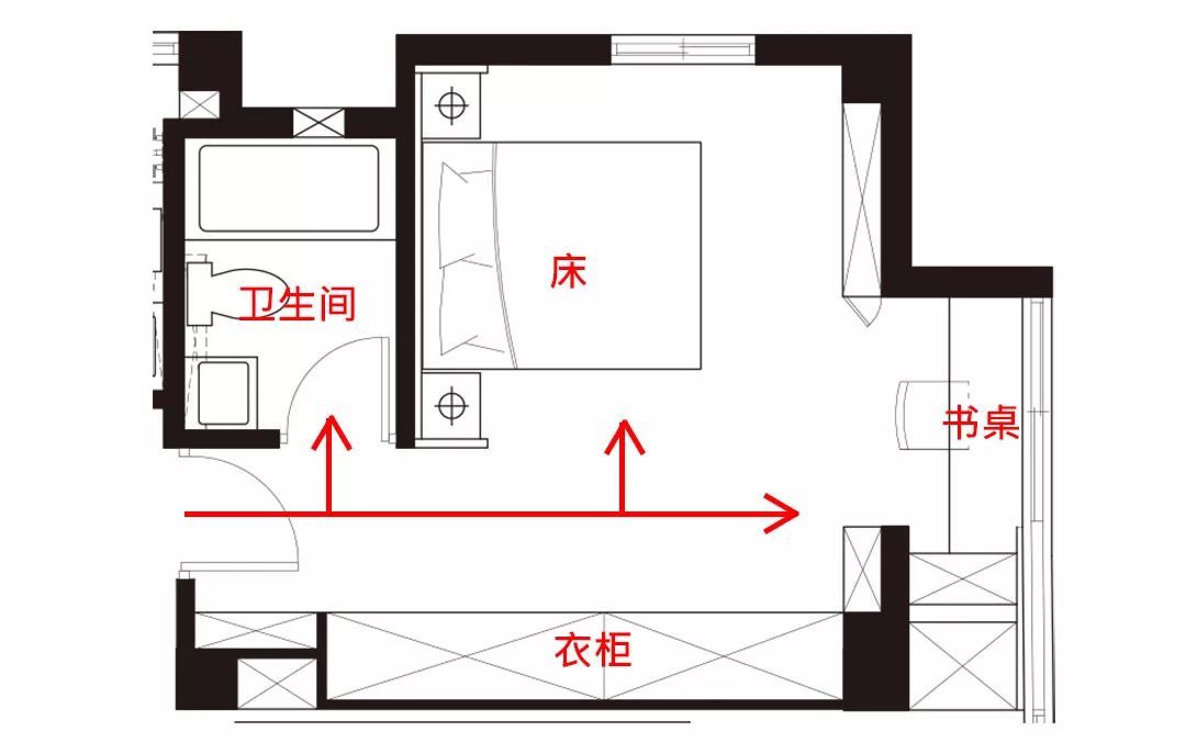 卧室背景墙风水_卧室卫生间布局_卧室设计卫生间